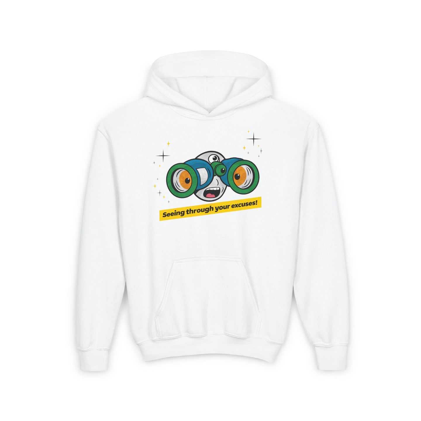 binoculars Kids Hooded Sweatshirt
